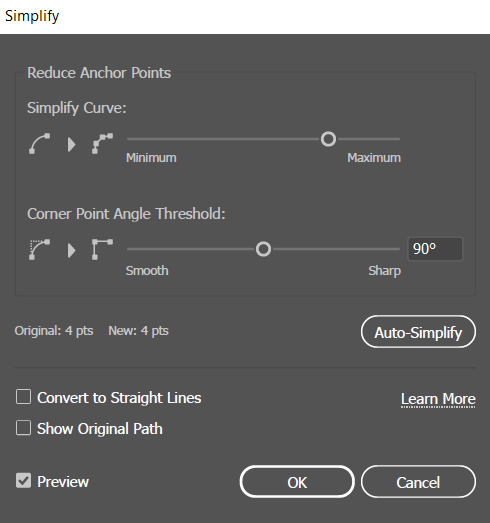 Simplify_dialog Yolu basitleştirme