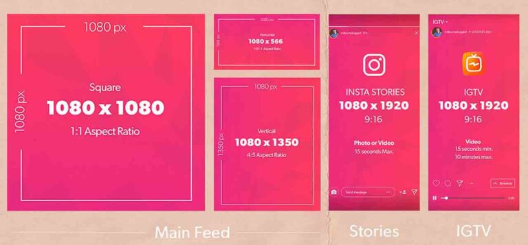 Instagram Fotoğraf ve Video Boyutları – 2020 Instagram Fotoğraf ve Video Boyutları – 2020
